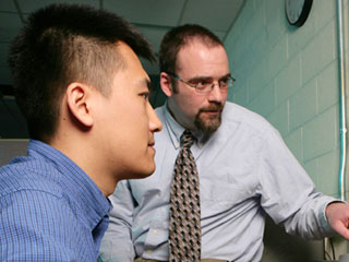 Won-Hee Kim, Ph.D. student, and Jonathan Luntz, Assistant Research Scientist